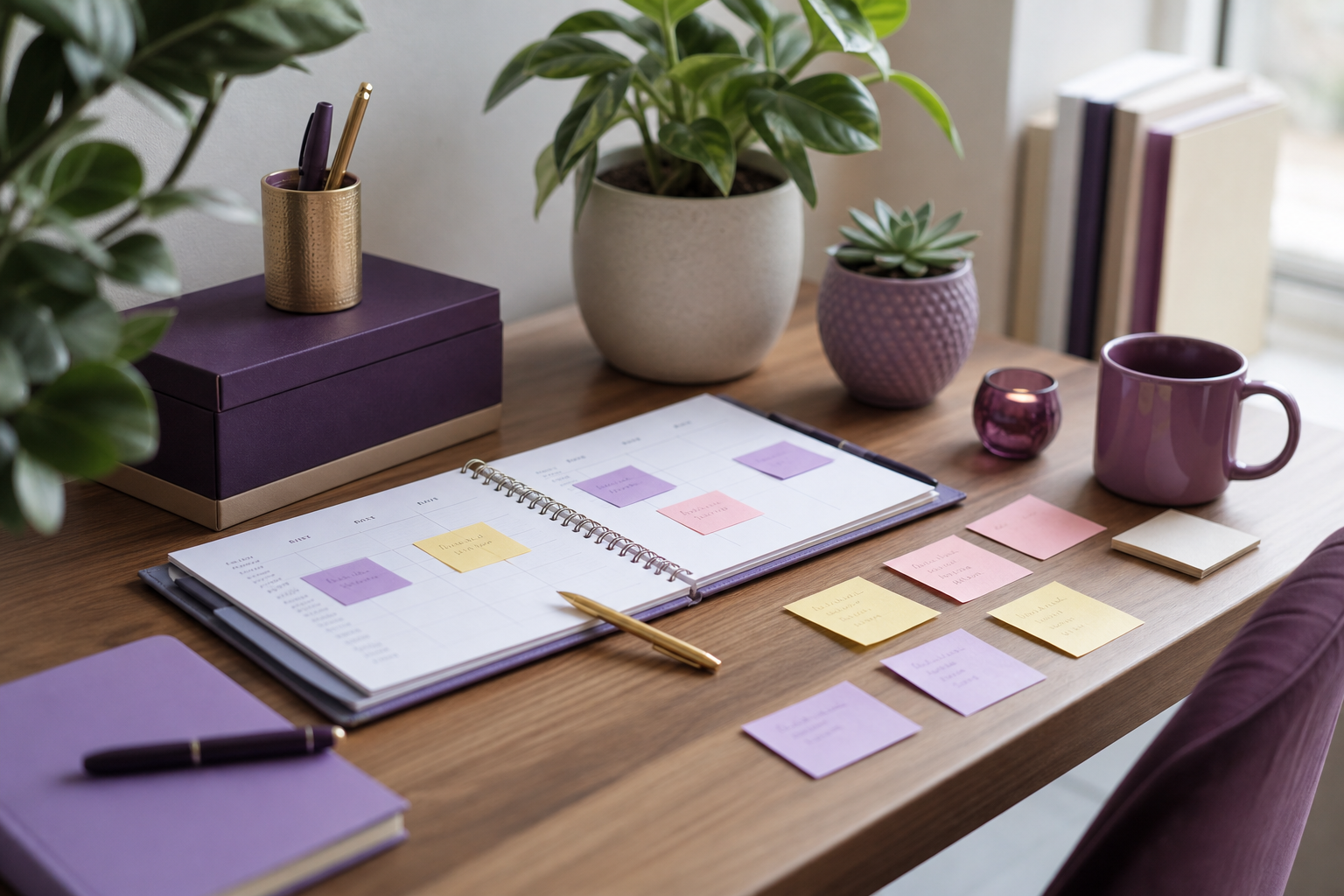 Routine planner with two minute habit tracking entries